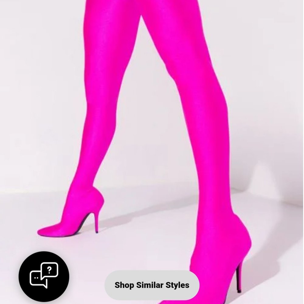 Akira Pants Boots-Fushia